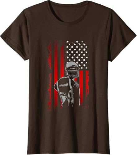 Miniatura 35 de American Football T-Shirt Black,Navy Blue,Asphalt Grey,Baby Blue,Grass Green,Dark Green,Brown,Olive Green,Lemon Yellow,Dark Heather Grey,Heather