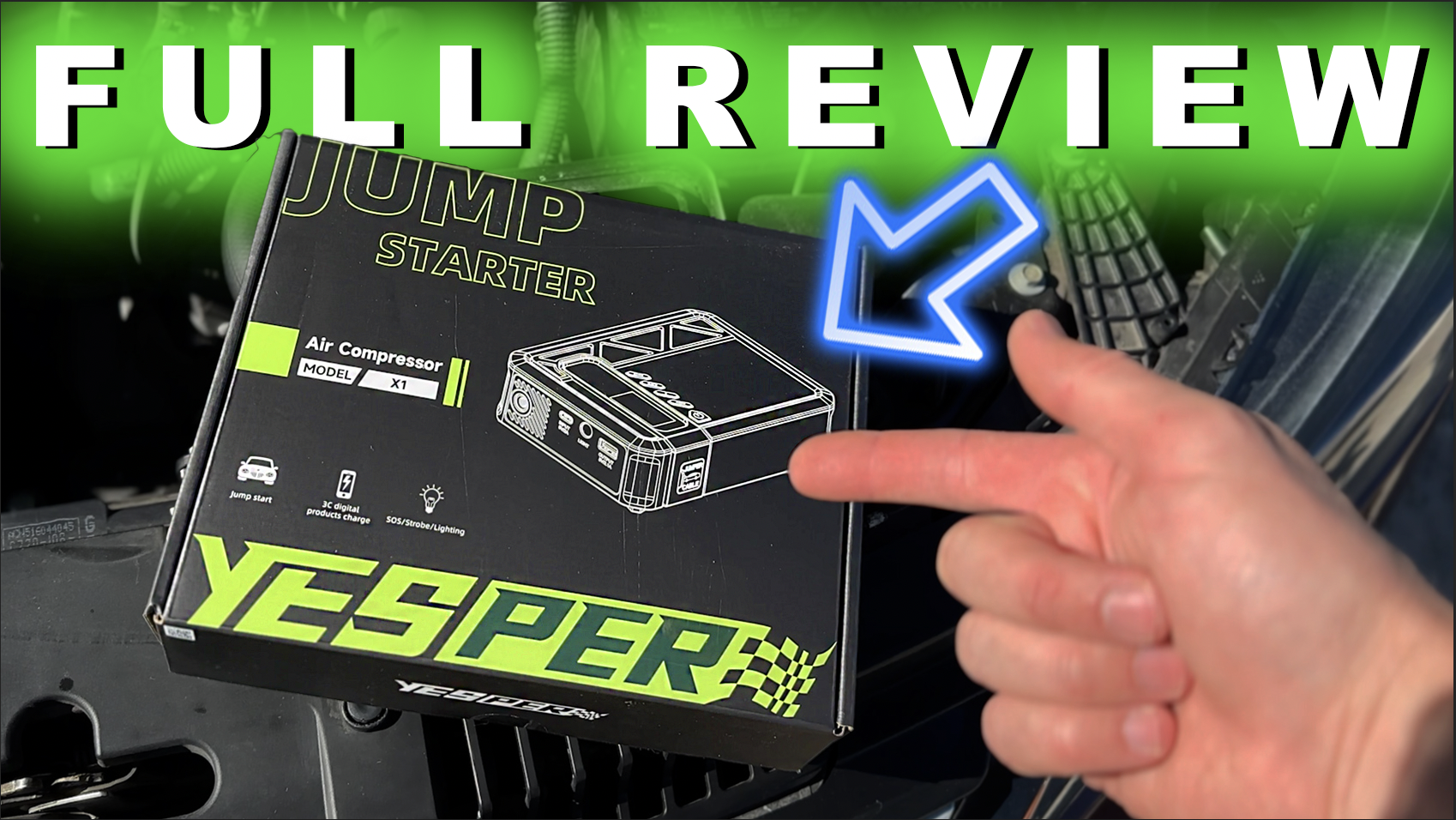 Watch REAL LIFE Full Review | YESPER Car Jump Starter on Amazon Live