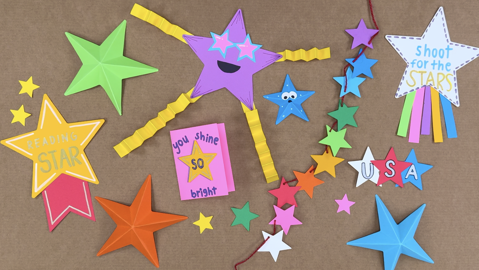 Star Shaped Poster Board