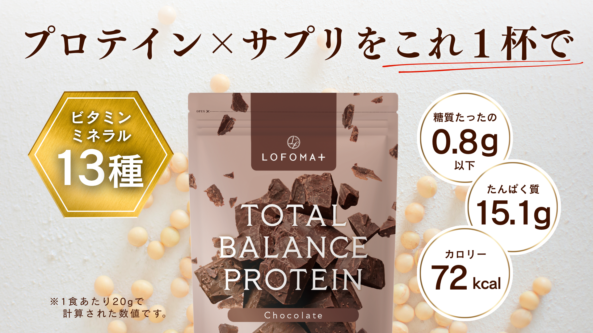 Amazon | ロフォマ ソイプロテイン 人工甘味料不使用 ダイエット 1kg