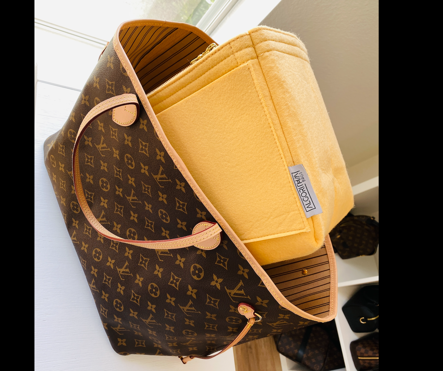 Amazon.com: AlgorithmBags designed for LV Neverfull GM Purse