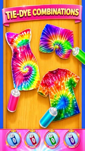 DIY T-Shirt Design Game: Tie Dye Fashion Art, Clothing Maker, Stylist & Outfit Makeover – vue 4