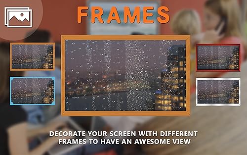 vista da cidade chuvosa grátis HD - chuva romântica durante as férias de natal na sua TV HDR 8k 4k e