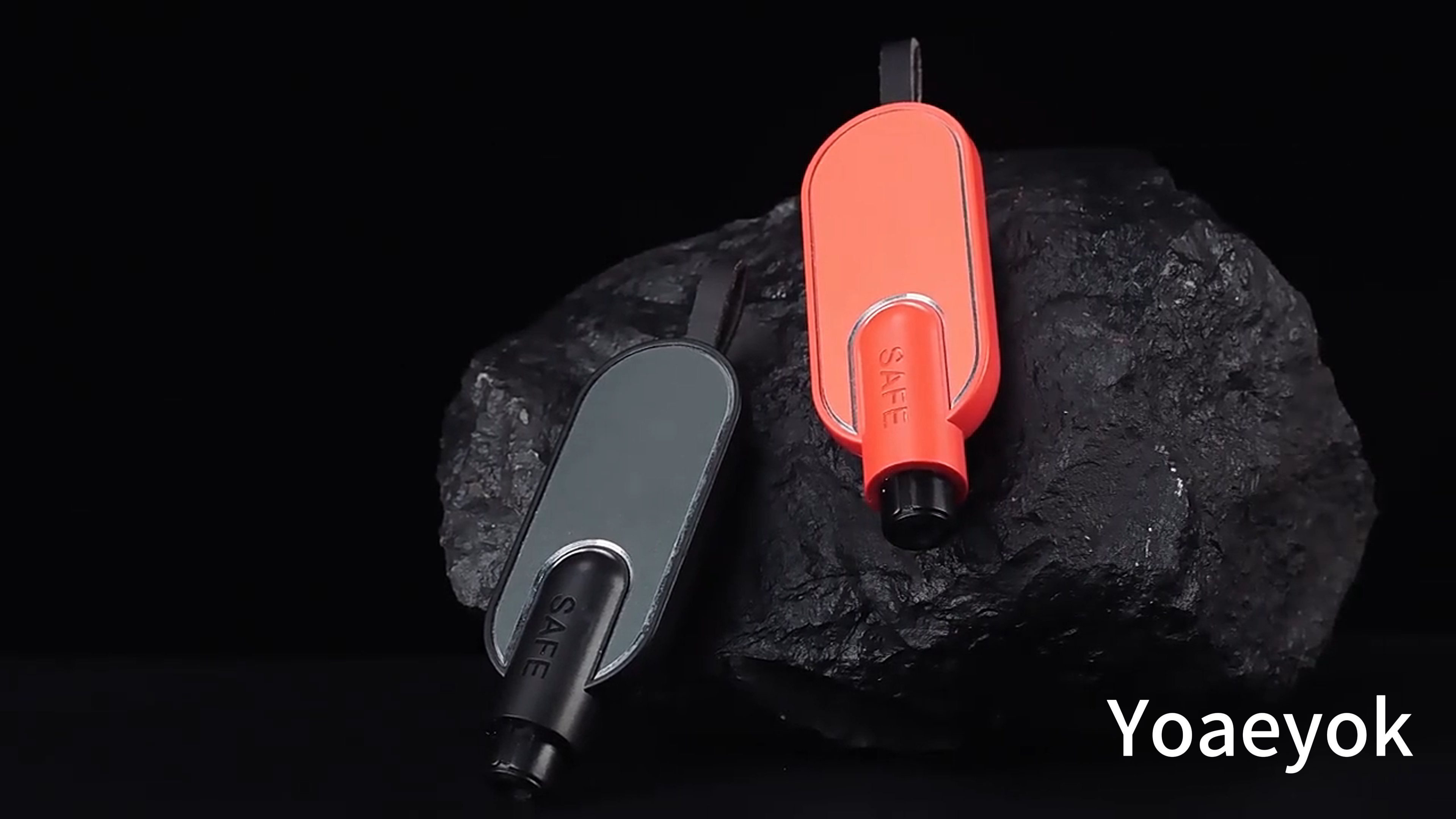 Kit Urgence Automobile Brise-Vitre Et Coupe-Ceinture De Sécurité 2-en-1 - Outil D'Urgence Voiture Orange | Pour Évacuation Safe Pro X Voiture