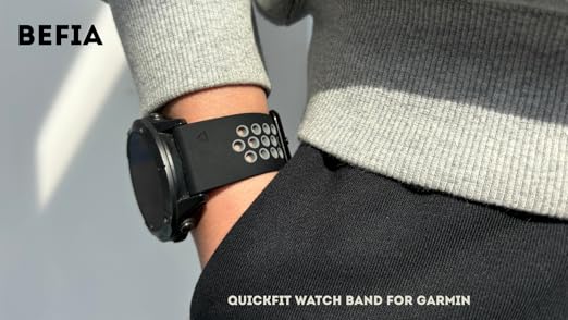 Amazon.com: BEFIA 22mm Quickfit Watch Band for Garmin Fenix 5/6/7