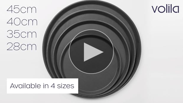 Set 4 Vassoi Aperitivo Rotondi 40cm Antiscivolo - Per Bar, Casa O Ristorante, Resistente Al Calore - Foto 6