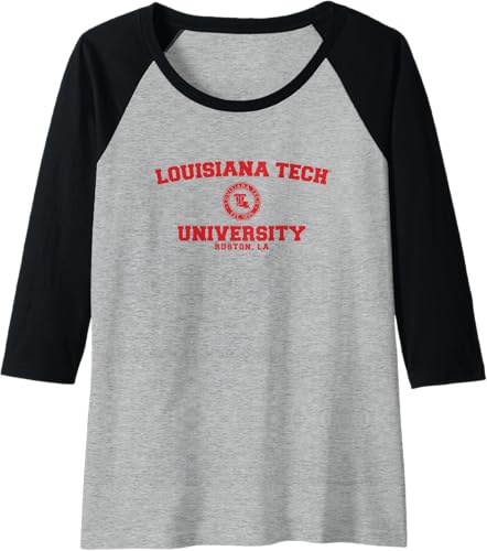 Miniatura 4 de Louisiana Tech Bulldogs Large One Color Raglan Baseball Tee