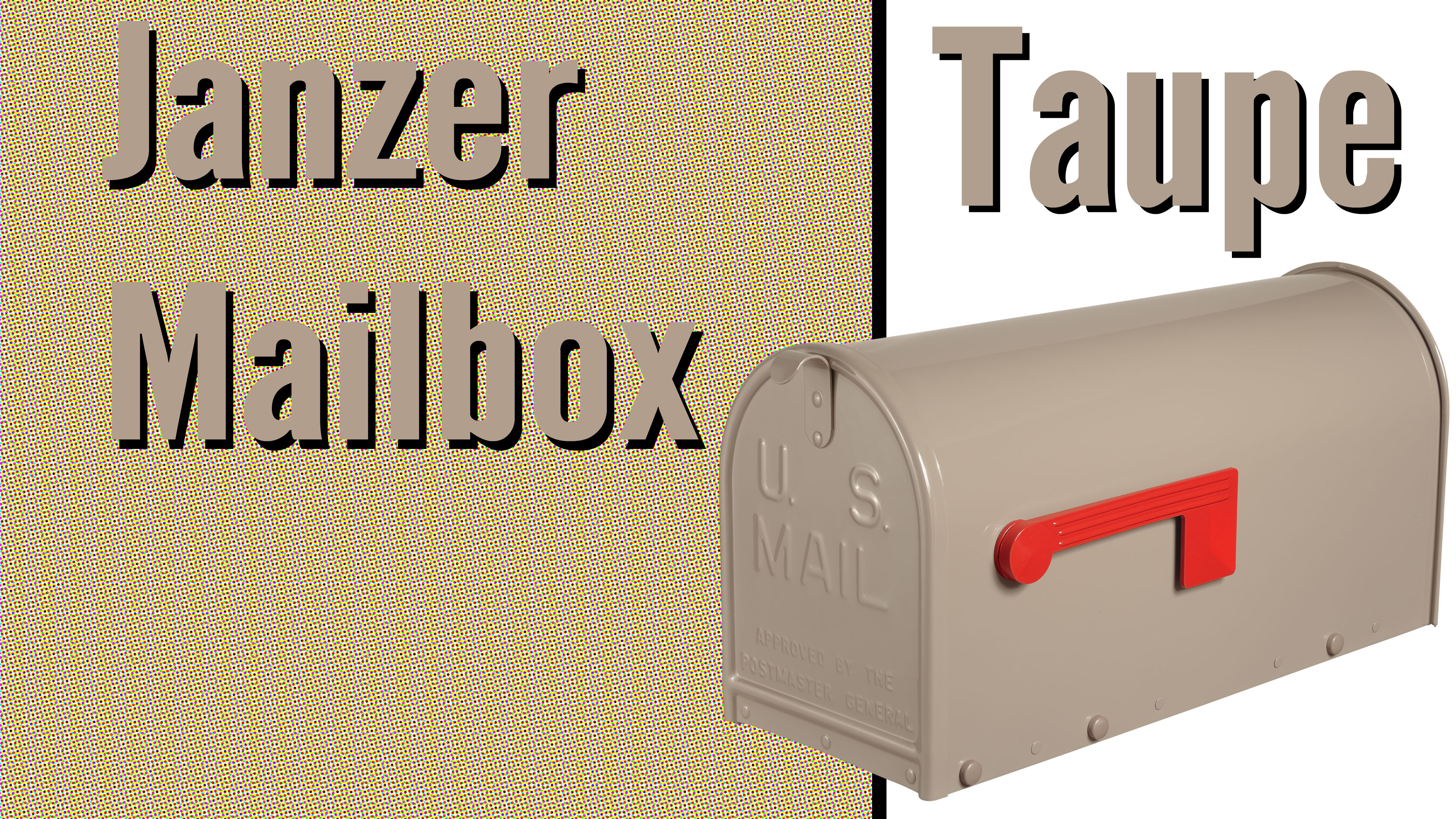 Amazon.com: Janzer Mailbox - Gloss Taupe - Large : Tools & Home