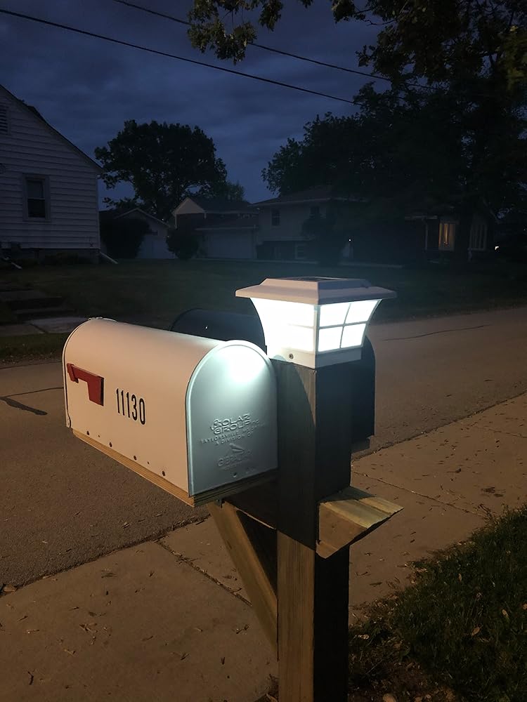 Prestige Solar Post Cap - White SLO79W