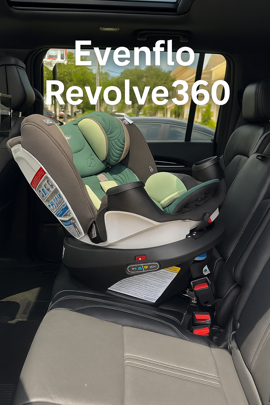 Watch Evenflo Revolve 360 Extend Green and Gentle Car Seat on Amazon Live