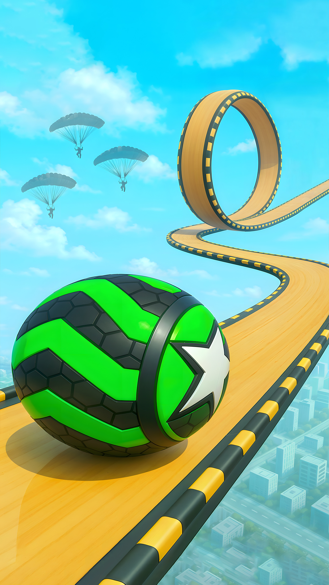 Rolling Ball Game Sky Ball Run, Sky Rolling Ball Going Ball Game ...