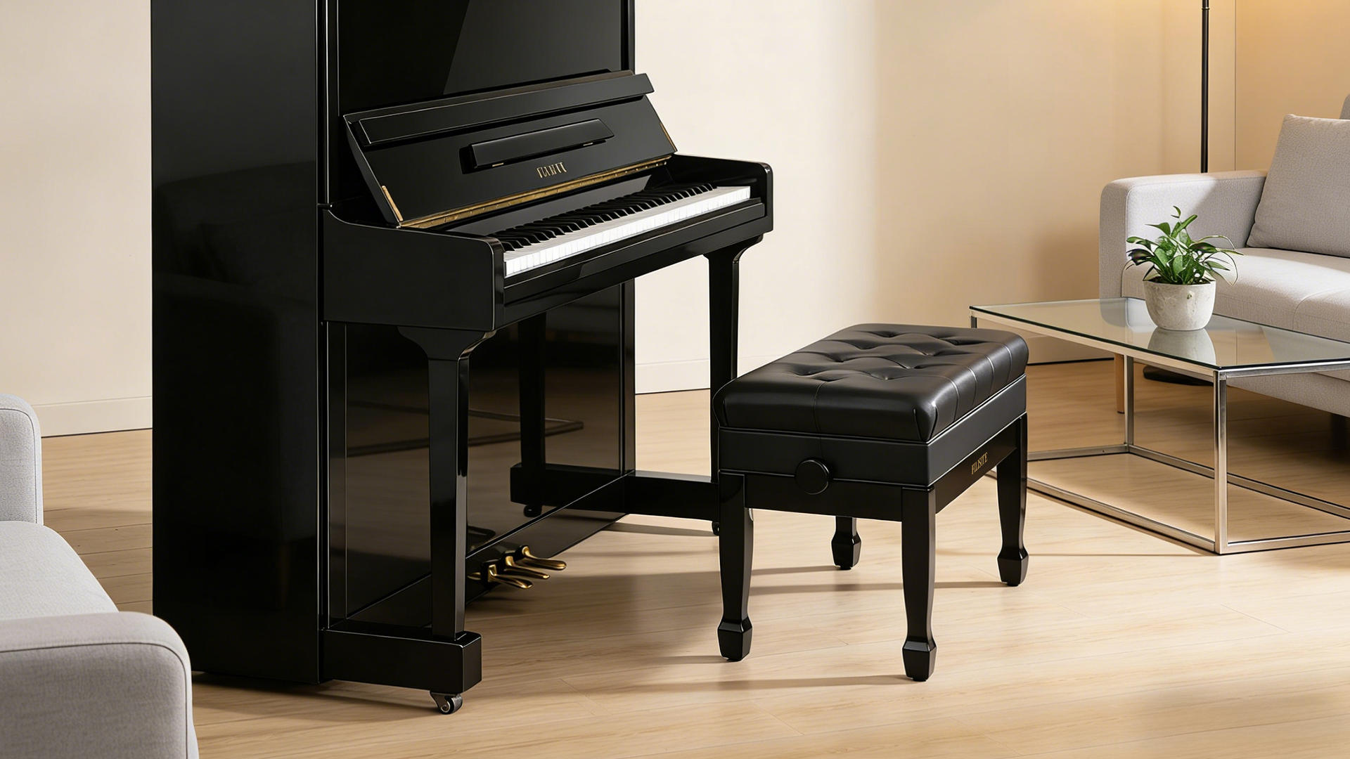 Amazon.com: FILISITE Adjustable Duet Piano Bench with Storage