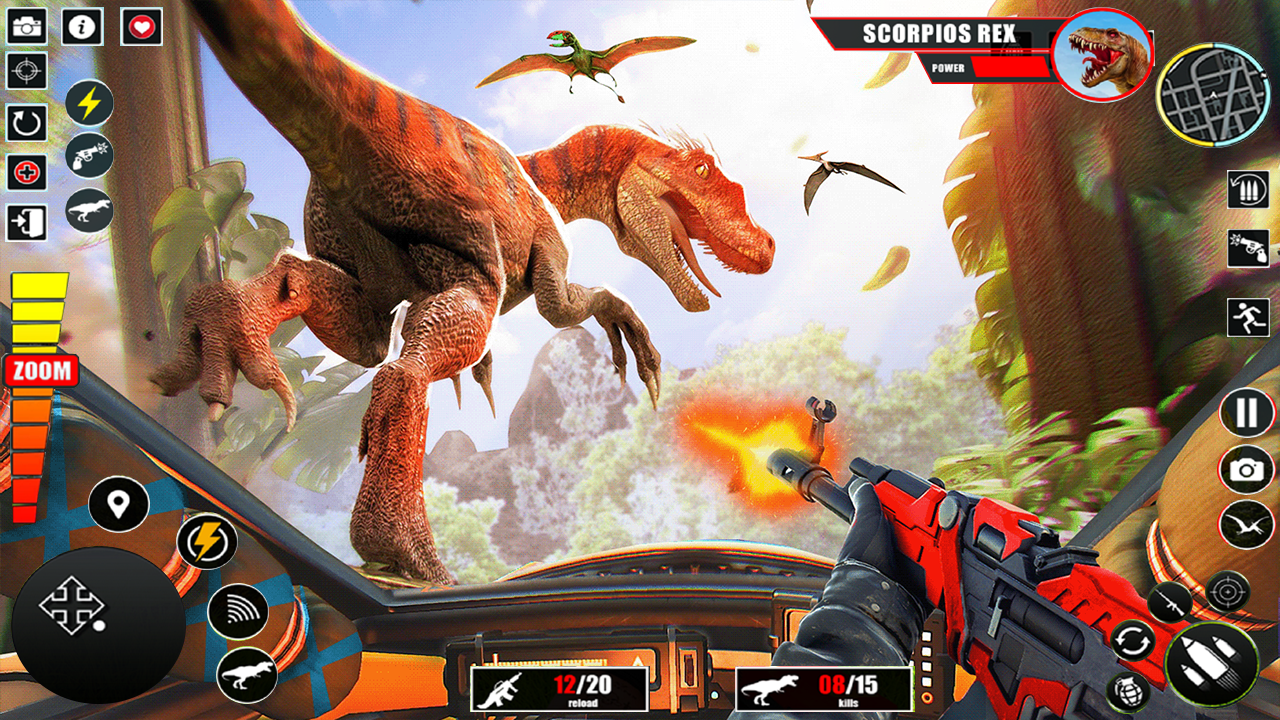 野生の恐竜ハンター: 動物狩猟ゲーム-Amazonアプリストアのアプリ