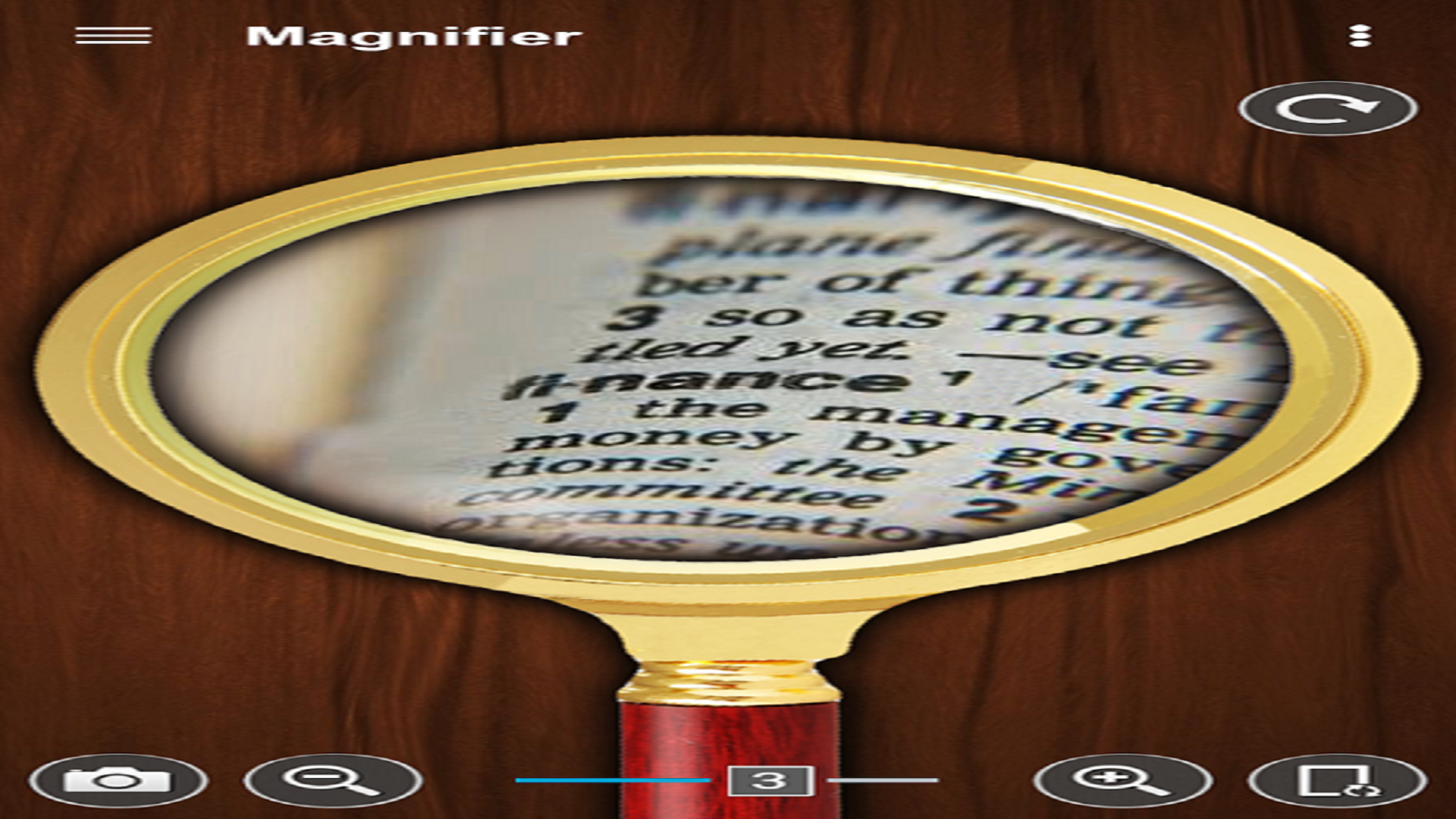 Super Magnifier Zoomer - LED Flashlight - App on the Amazon Appstore