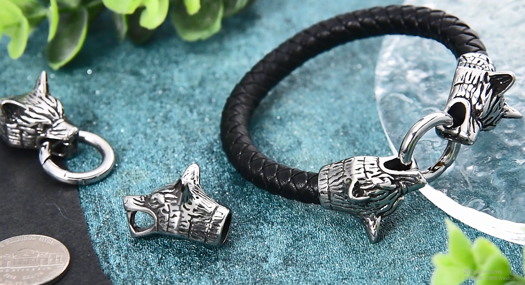 Amazon.com: Craftdady 1 Set Stainless Steel Wolf Head End Caps