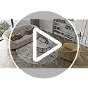 4ft Round Area Rug Living Room Rugs - 4x4 Washable Neutral Modern Abstract Soft Thin Rug Indoor Floor No Slip Rug Carpet for Bedroom Under Dining Table Home Office Decor - Grey