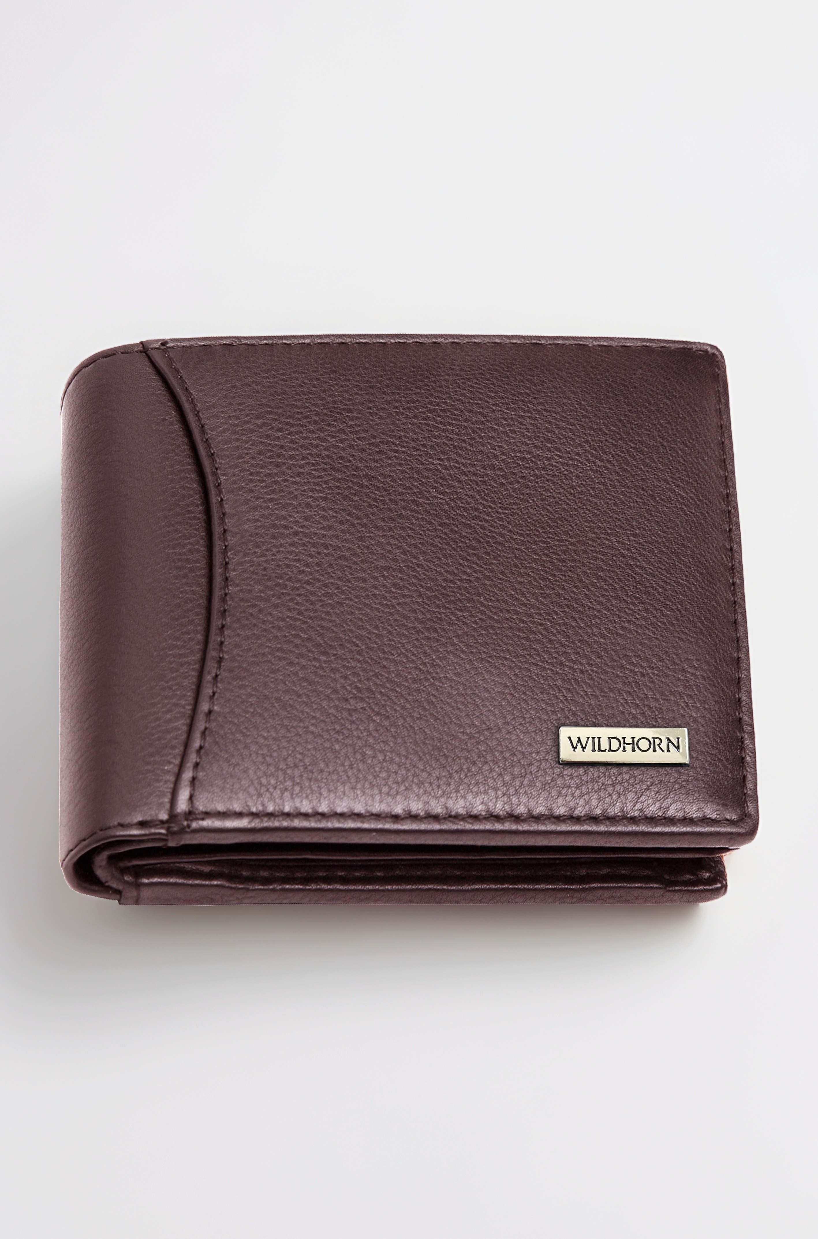 Rfid Protected Leather Wallet For Men, Brown