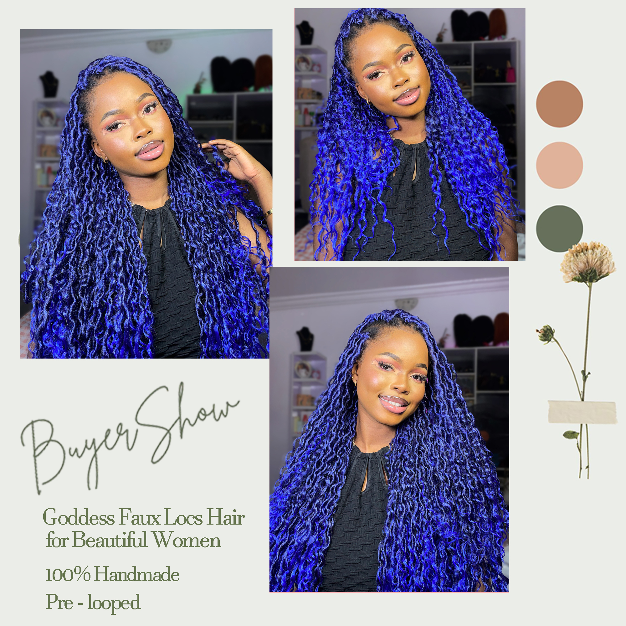 Amazon.com : 30 inch Blue River Locs Crochet Hair for Black Women