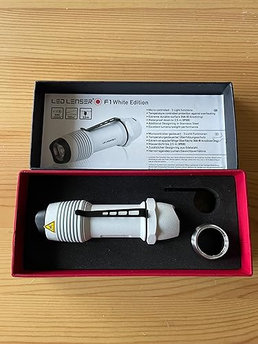 Amazon | Ledlenser(レッドレンザー) F1 ホワイト LEDフラッシュライト