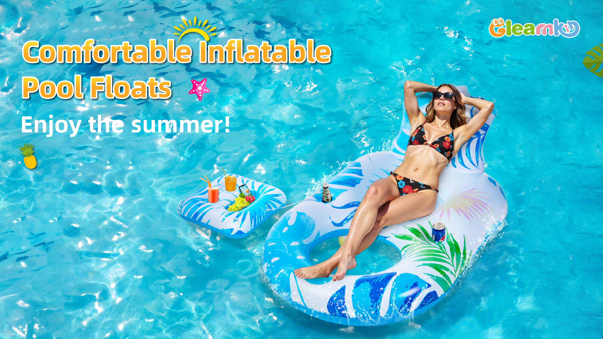 Pool Float Aqua Leisure Ultra Comfort Lounger For Adults, Heavy