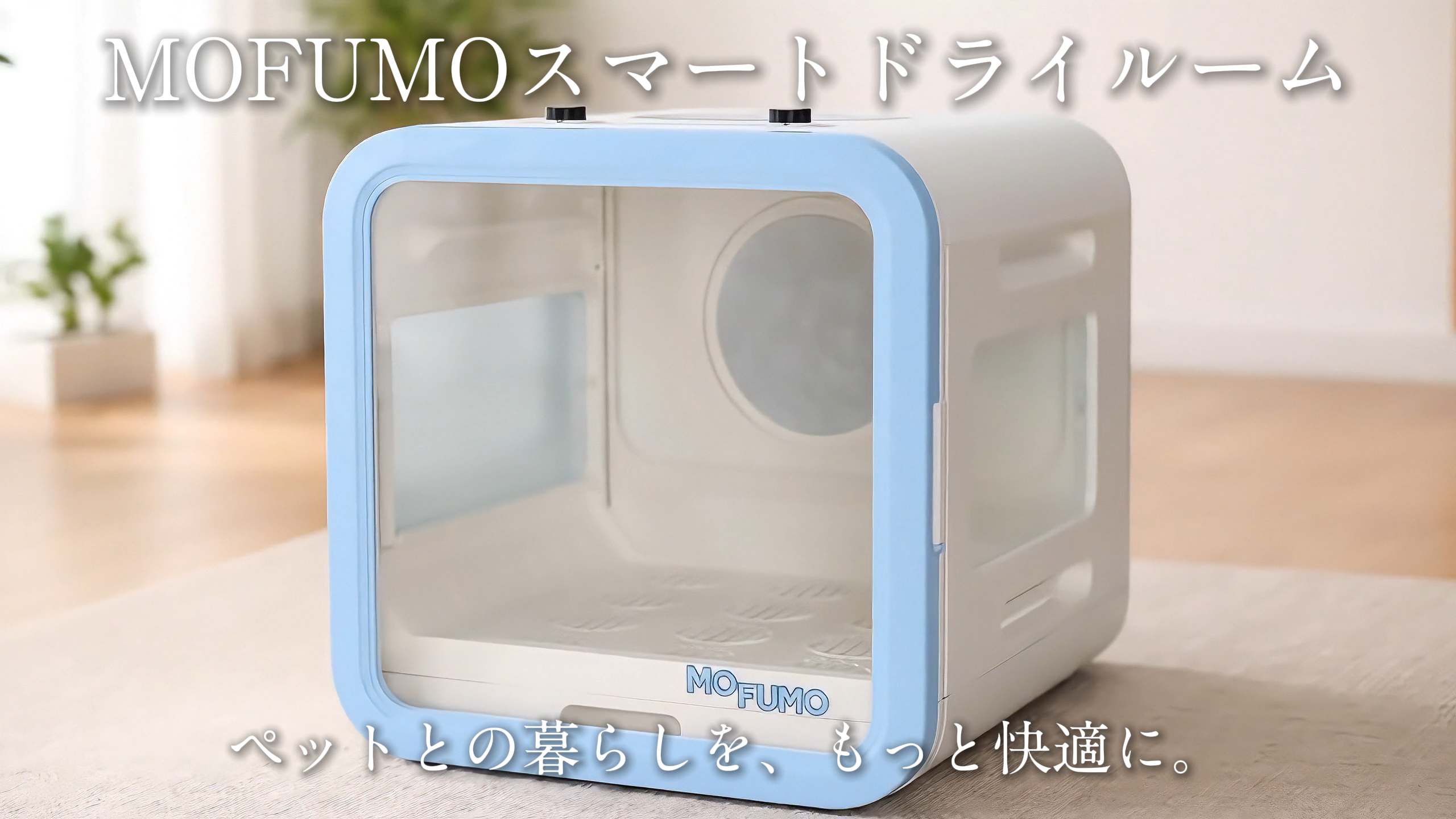 ペットスマートドライヤー ペットドライヤー 2匹ok Amazon | MOFUMO ペットドライルーム 75L 小型犬 猫用 乾燥機 スマート