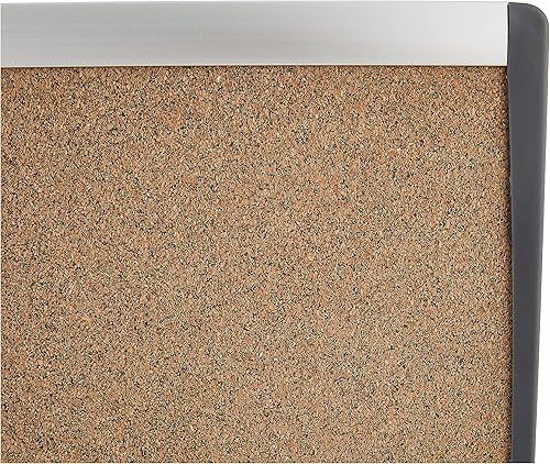 Miniatura 4 de Quartet (ARC3018) - pizarra de borrado en seco con armazón magnético arco cubicle, 3018pulgadas con armazón de aluminio, Bronceado