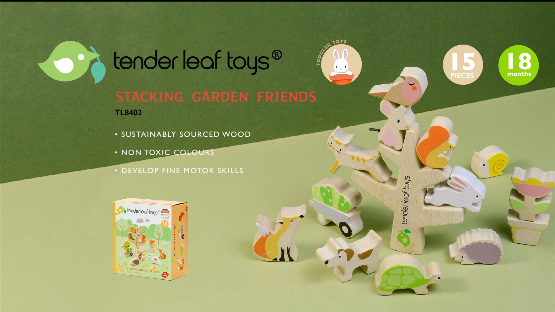 Anelli impilabili - Forest Friends – Scandi Kids Concept Store