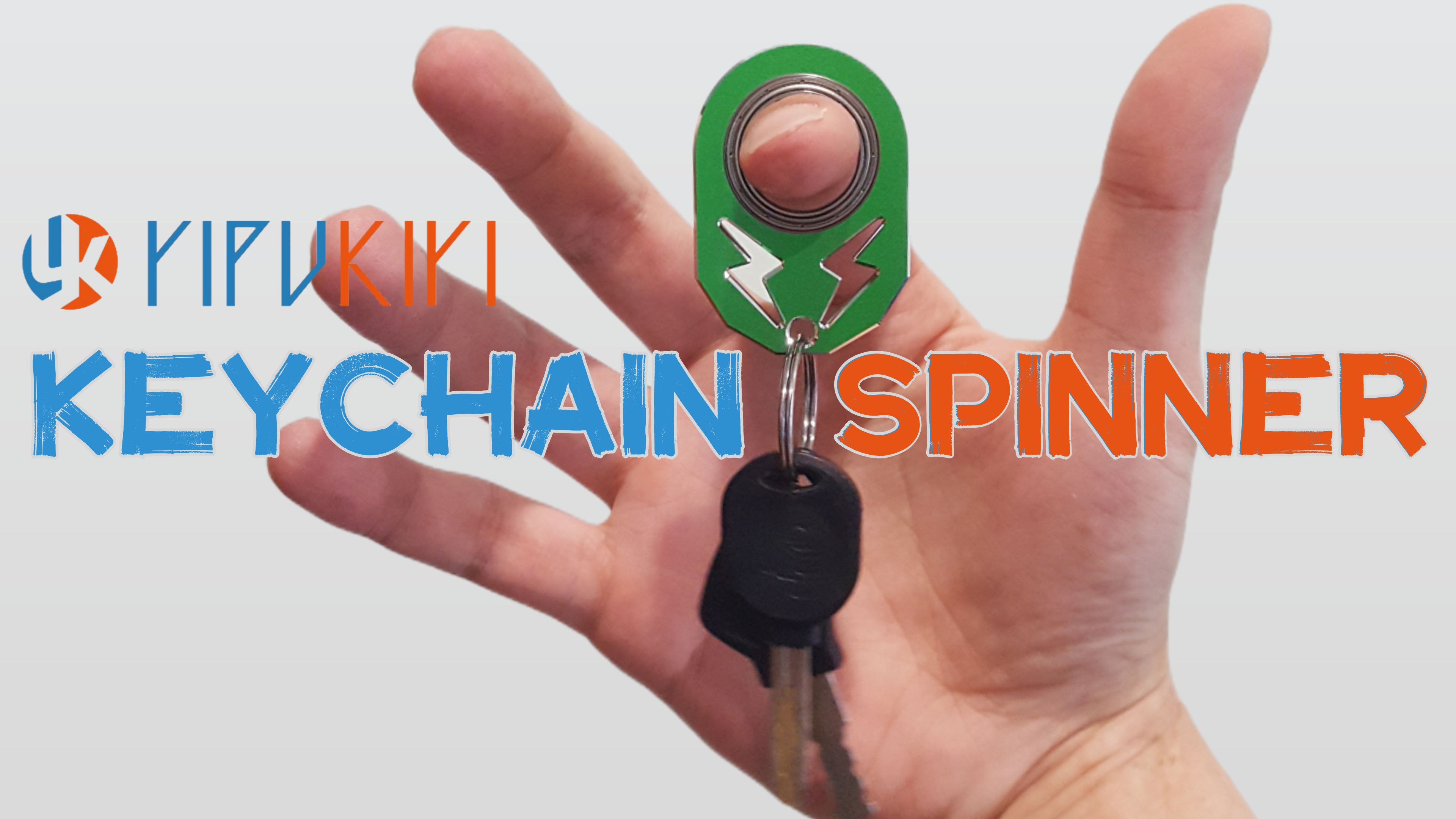 Amazon.com: YIPUKIYI Keychain Spinner Fidget Ring Metal Key Chain