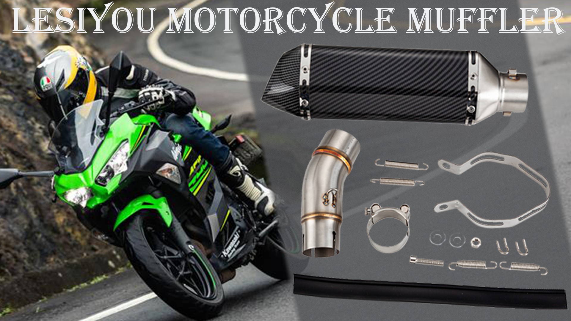 馬刺し Amazon.com: Lesiyou Motorcycle Muffler Mid Pipe, Muffler