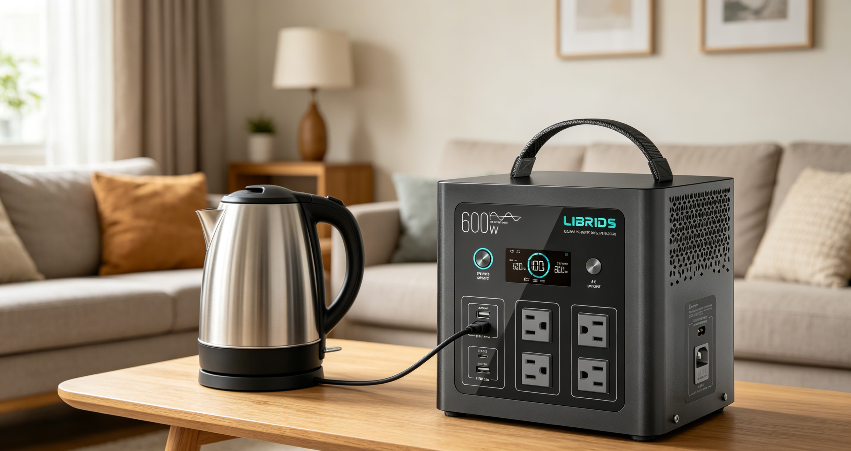 Amazon.co.jp: LIBRIDS ポータブル電源 C600 640Wh/600W リン酸鉄 長