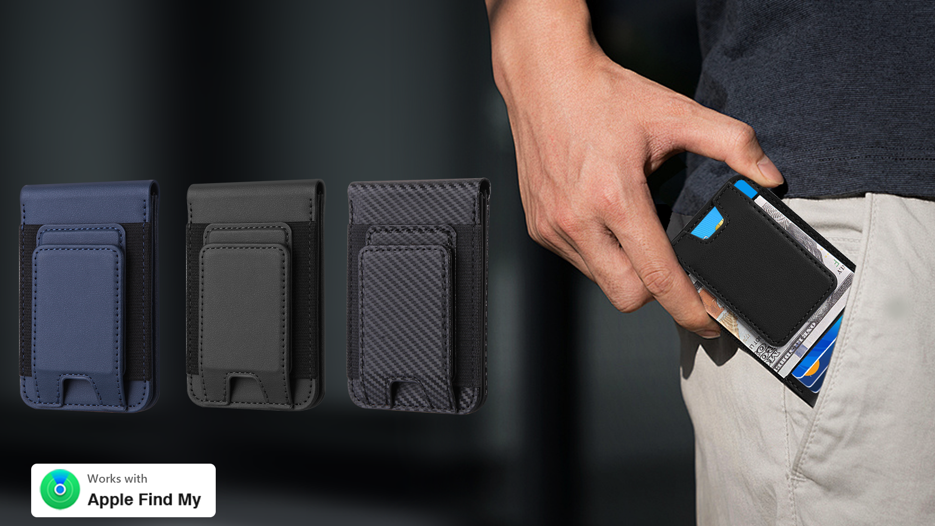 Amazon.com: TopMade for MagSafe Wallet with Money Clip, Works with