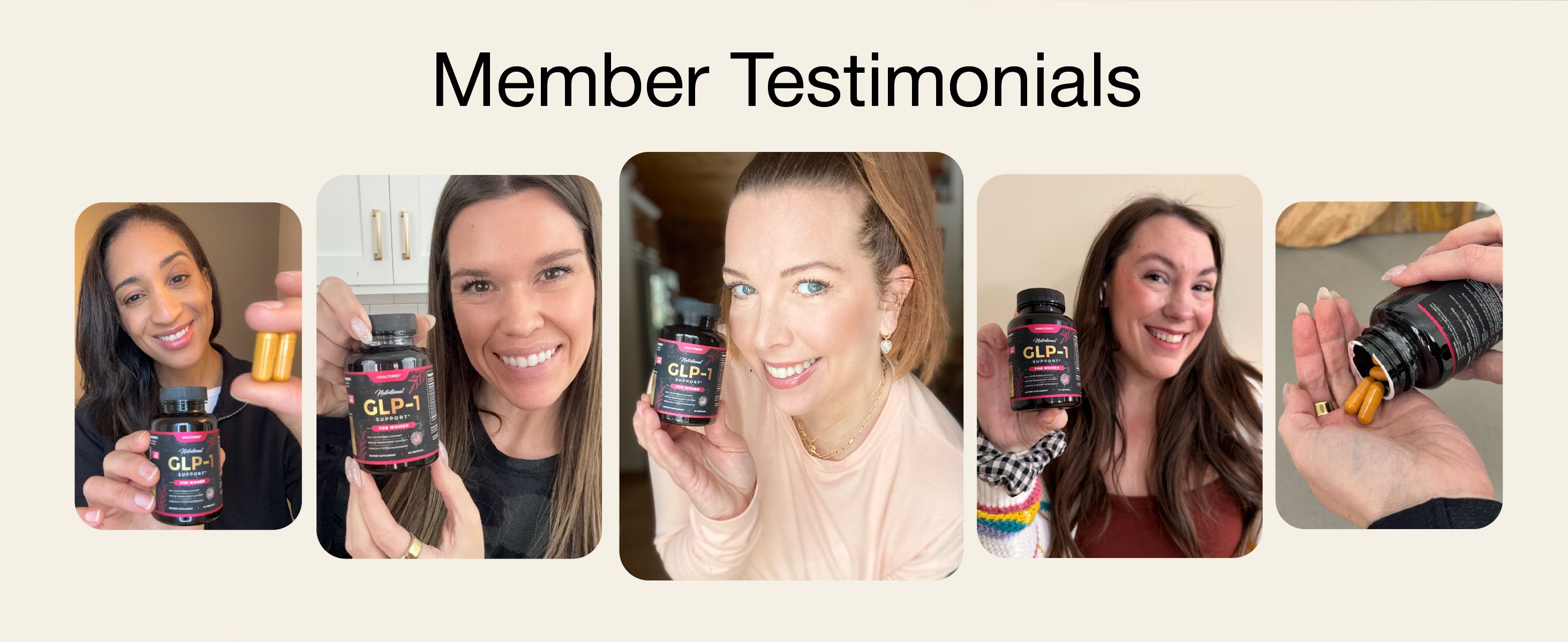 Amazon.com: UNALTERED GLP-1 Supplement for Women - Natural Support for Cravings, Weight, & Gut Health - Clinically Tested Ingredients, Biochemist-Formulated, Vegan