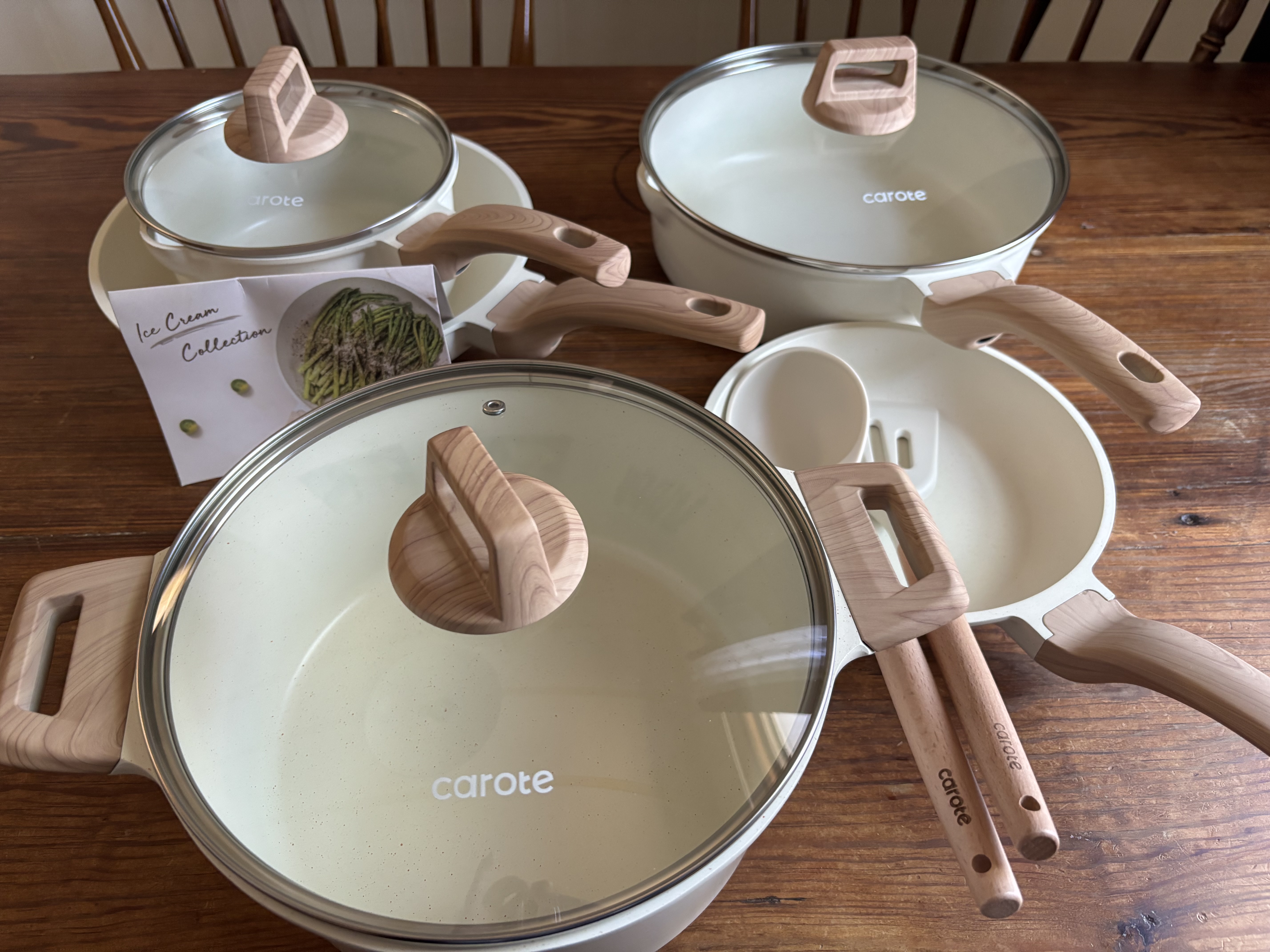 Watch Nonstick Pans with wooden handles on Amazon Live