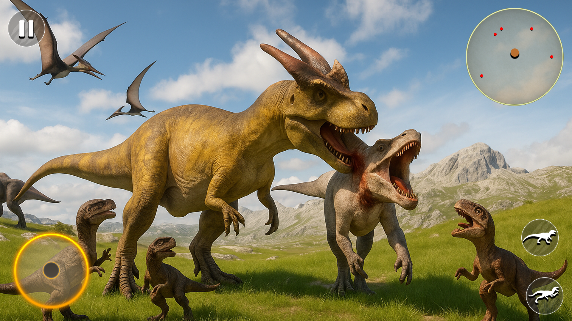 Jurassic dinosaur T-Rex Simulator | TRex Real Dinosaur Games | Juegos ...