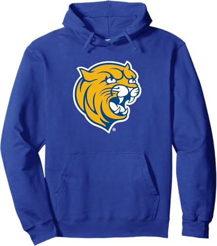 Johnson & Wales Wildcats Icon Blue - Sudadera con capucha con licencia oficial, Azul