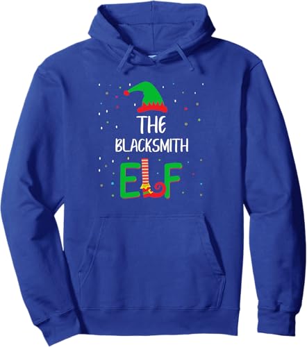 Miniatura 4 de Blacksmith Elf Family Matching Christmas Pjs Funny Pullover Hoodie