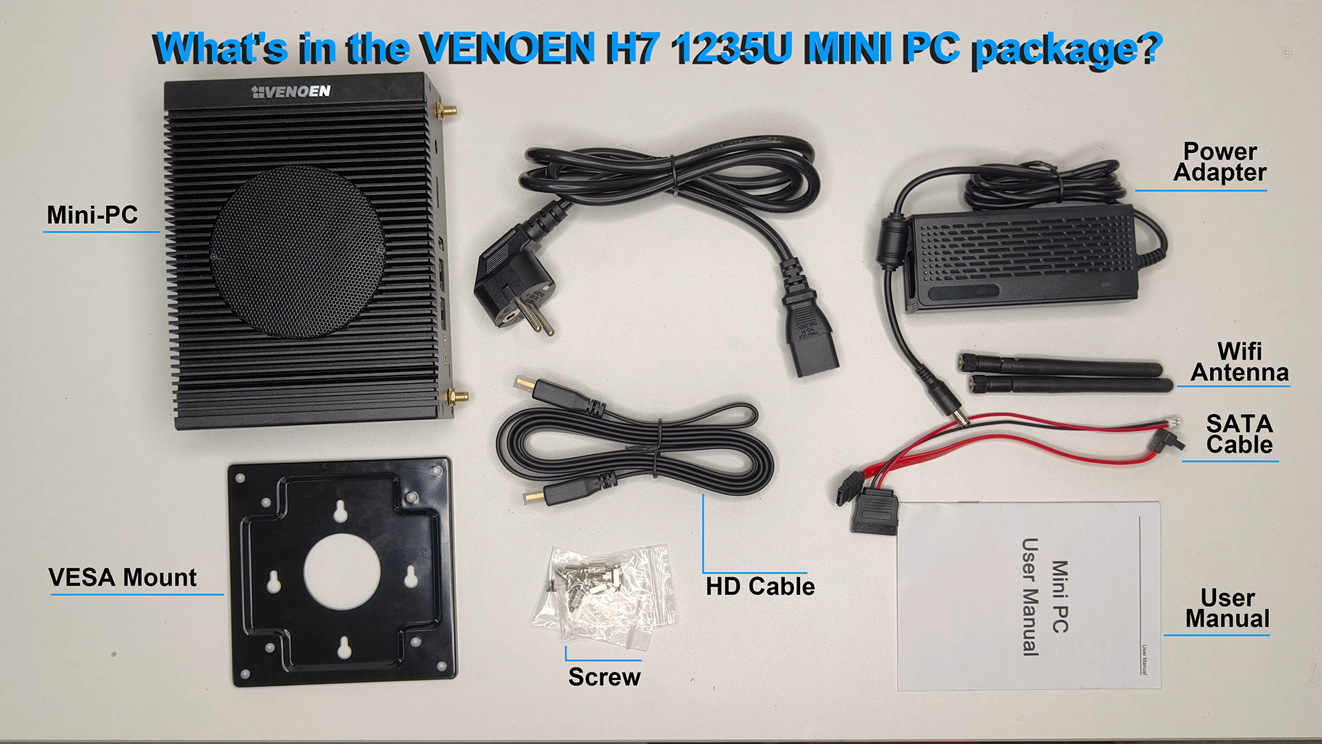 Amazon.com: VENOEN 12Th Gen Mini PC Core i5 1235U (10C/12T