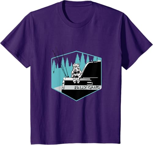 Miniatura 5 de American Bully Gang T-Shirt Black,Asphalt Grey,White,Cranberry Red,Red,Dark Green,Kelly Green,Olive Green,Lemon Yellow,Dark Heather Grey,Heather