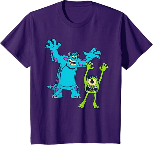 Miniatura 5 de Disney Pixar Monsters University Sulley and Mike T-Shirt Black,Navy Blue,Asphalt Grey,White,Baby Blue,Red,Kelly Green,Olive Green,Lemon