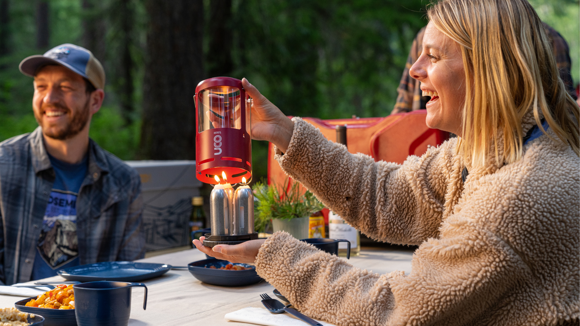 Amazon.com: UCO Candlelier Candle Lantern, Glacier Blue : Sports