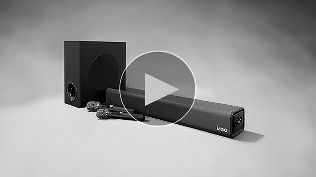 Amazon.com: ISEE Karaoke Soundbar for TV with Subwoofer and