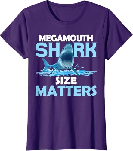 Miniatura 21 de Mega Shark Size Matter Fun Shark Puns T-Shirt Black,Navy Blue,Asphalt Grey,Brown,Olive Green,Dark Heather Grey,Heather Grey,Heather