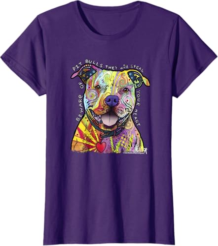 Miniatura 54 de Beware Of Pit Bulls, Dean Russo Pitbull Original - Dog Lover T-Shirt Black,Navy Blue,Asphalt Grey,Slate Grey,White,Cranberry Red,Kelly Green,Olive
