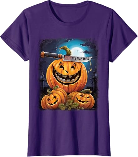 Miniatura 6 de GIS Manager Funny Halloween Fun Pun Spooky T-Shirt