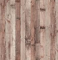 Vista 33 de Yun-aeon Natural Wood-Dark Grey Wood Contact Paper Peel and Stick Wallpaper 17.3"x 80"Self Adhesive Removable Vintage Faux Wood Wall Paper Plank
