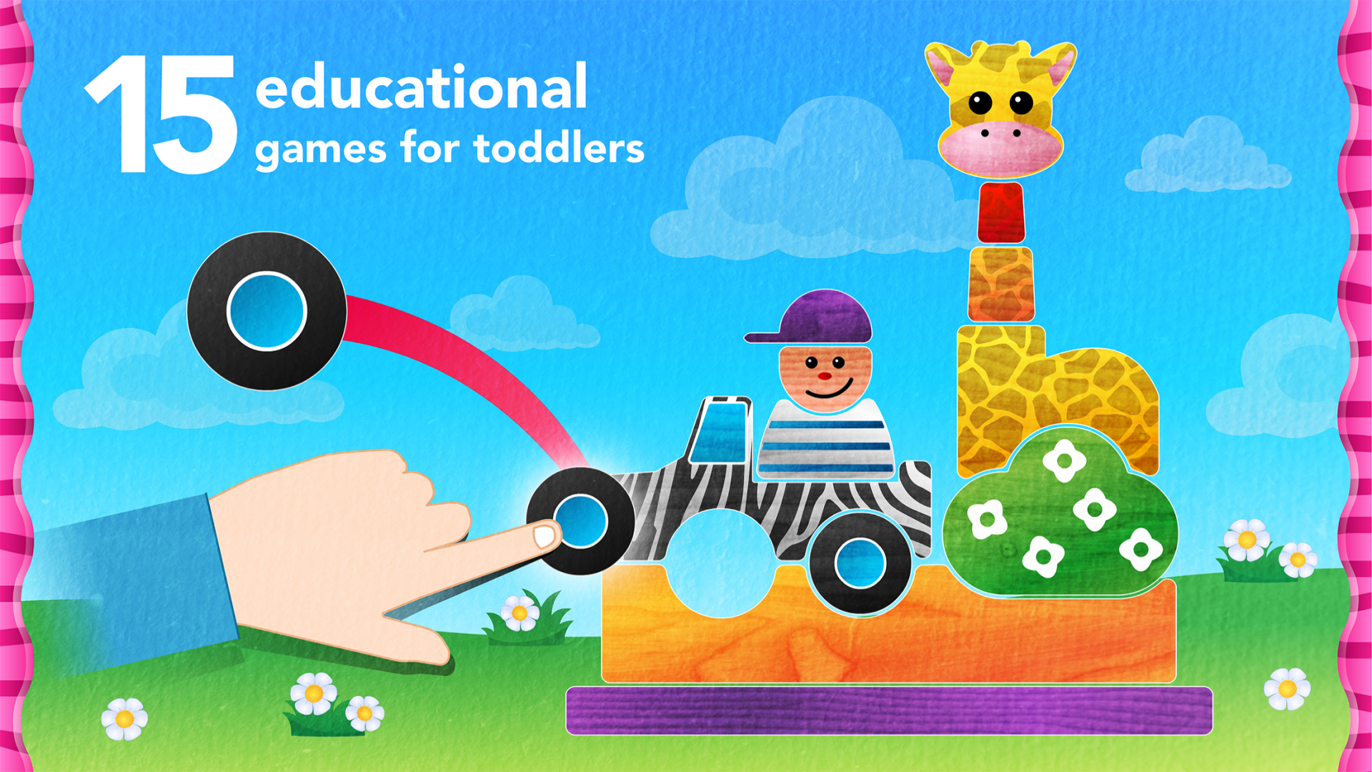 Kids Stacker Puzzle - Baby Games for 2-4 year old:www.amazon.com ...