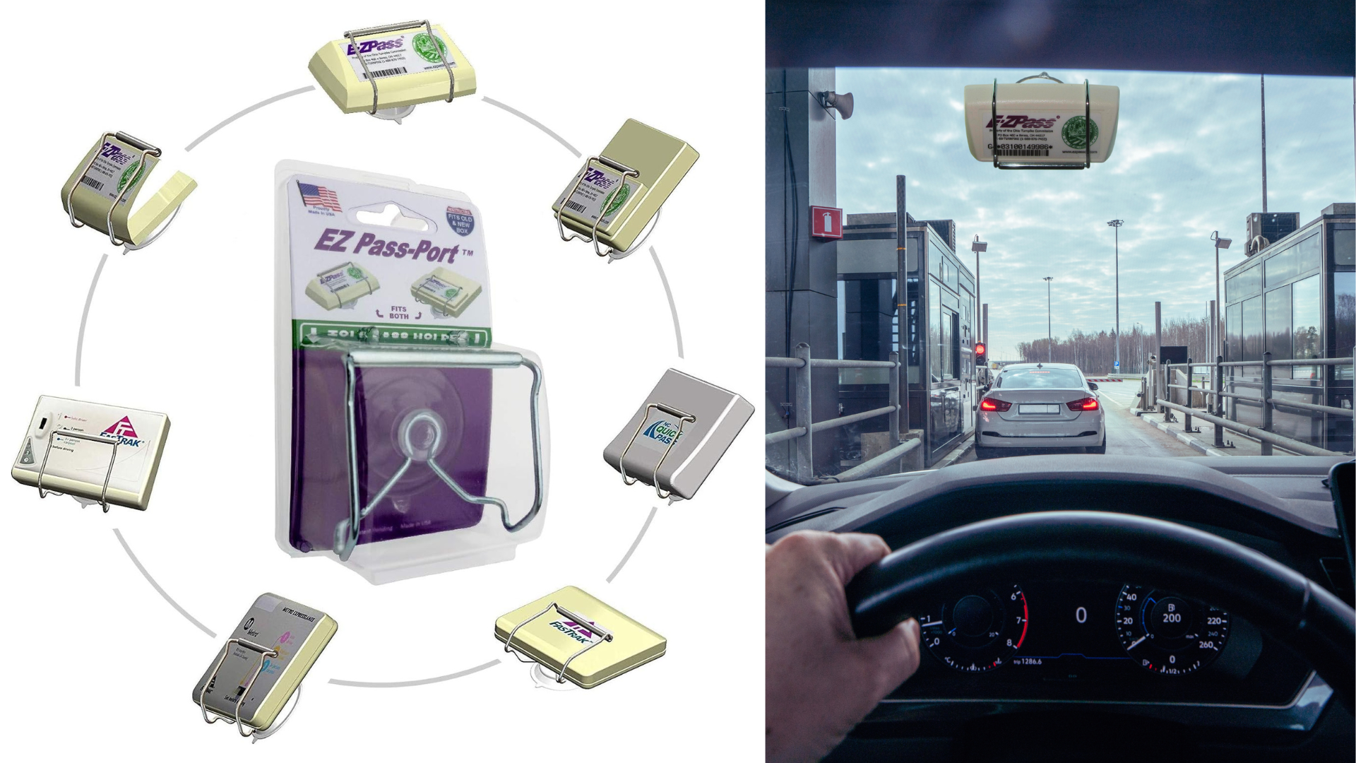 Amazon.com: JL Safety EZ Pass Holder - Indestructible Toll Pass