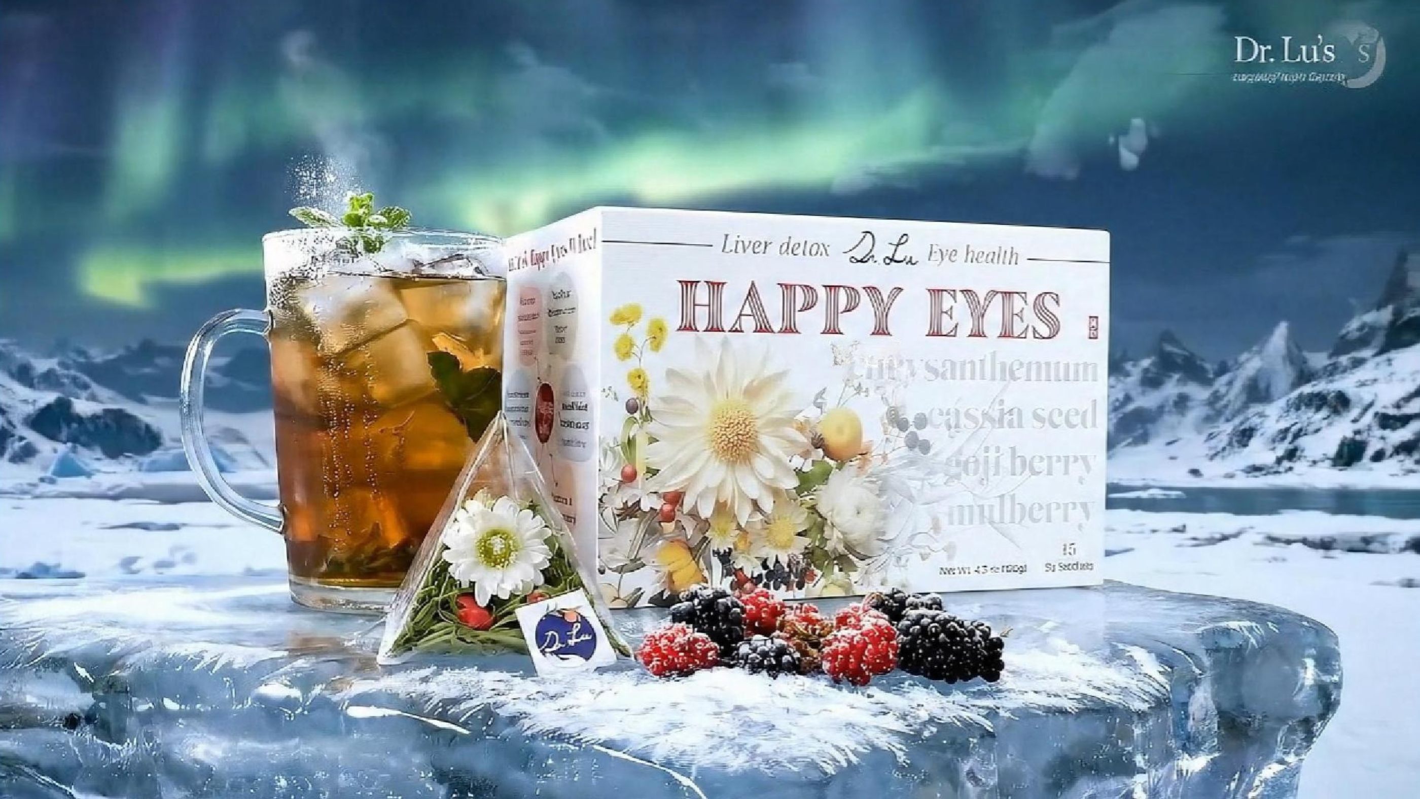 アイタス　EY 瞳のサプリメント 59包 Amazon.com : Dr. Lu's Happy Eyes Tea | 100% Natural Eyebright Tea