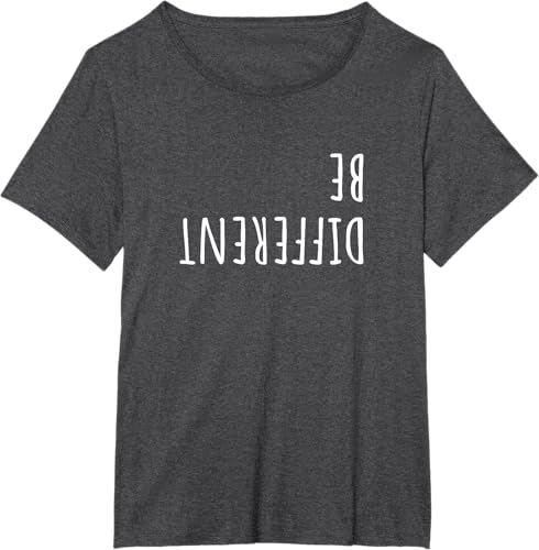 Miniatura 4 de Camiseta para mujer Ser Diferentes Divertidas Sarcastic Backwards Slogan Adolescentes Girls