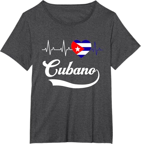 Miniatura 11 de Cubanito Baseball Flag Heart Souvenir Cubano Cuba Men Boy T-Shirt Black,Navy Blue,Dark Green,Dark Heather Grey,Heather Blue,Sapphire Blue,Royal